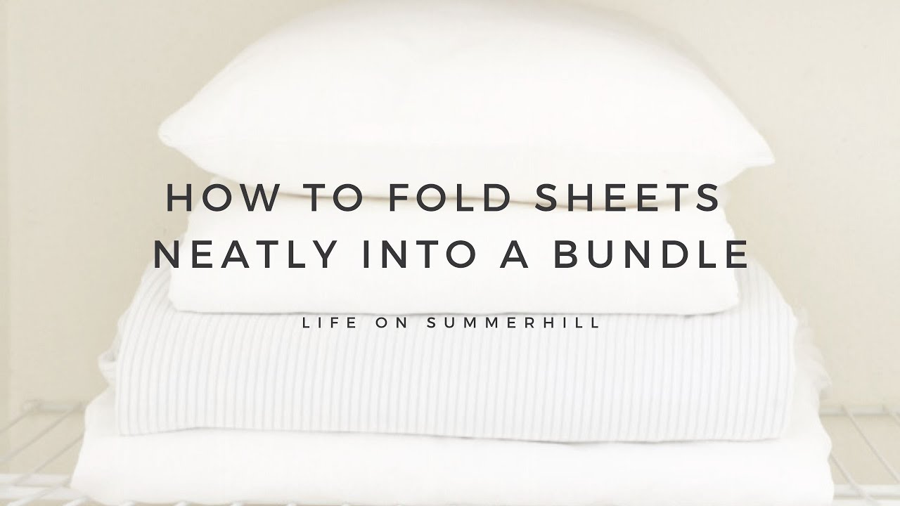 How To Fold Fitted Sheets