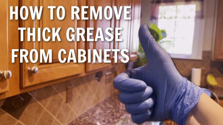 Clean Kitchen Cabinets