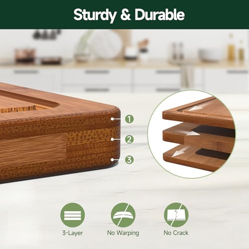 OXO Cutting Board Review Bamboo
