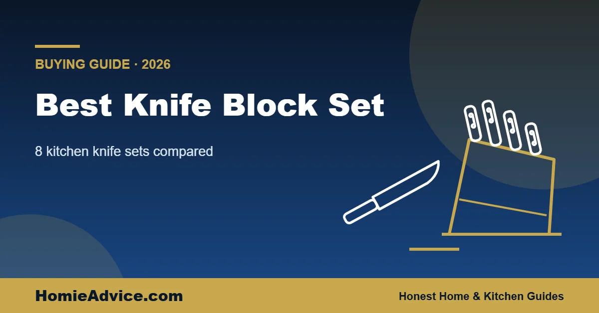 Best knife block set — HomieAdvice guide cover