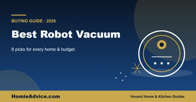 Best Robot Vacuum — HomieAdvice guide cover