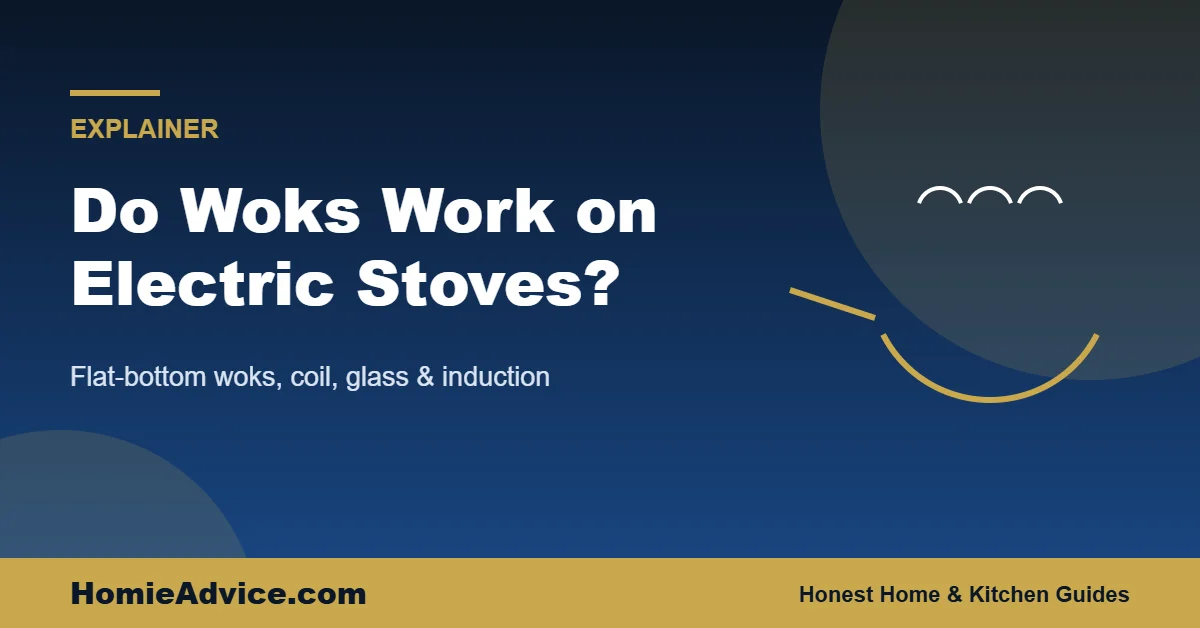 Do woks work on electric stoves — HomieAdvice guide cover